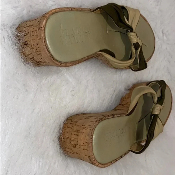 Franco Sarto Taysha Ankle Strap Platform Wedge Sandal (Women  Franco‎ Sarto Leather Platform Wedges Sz7